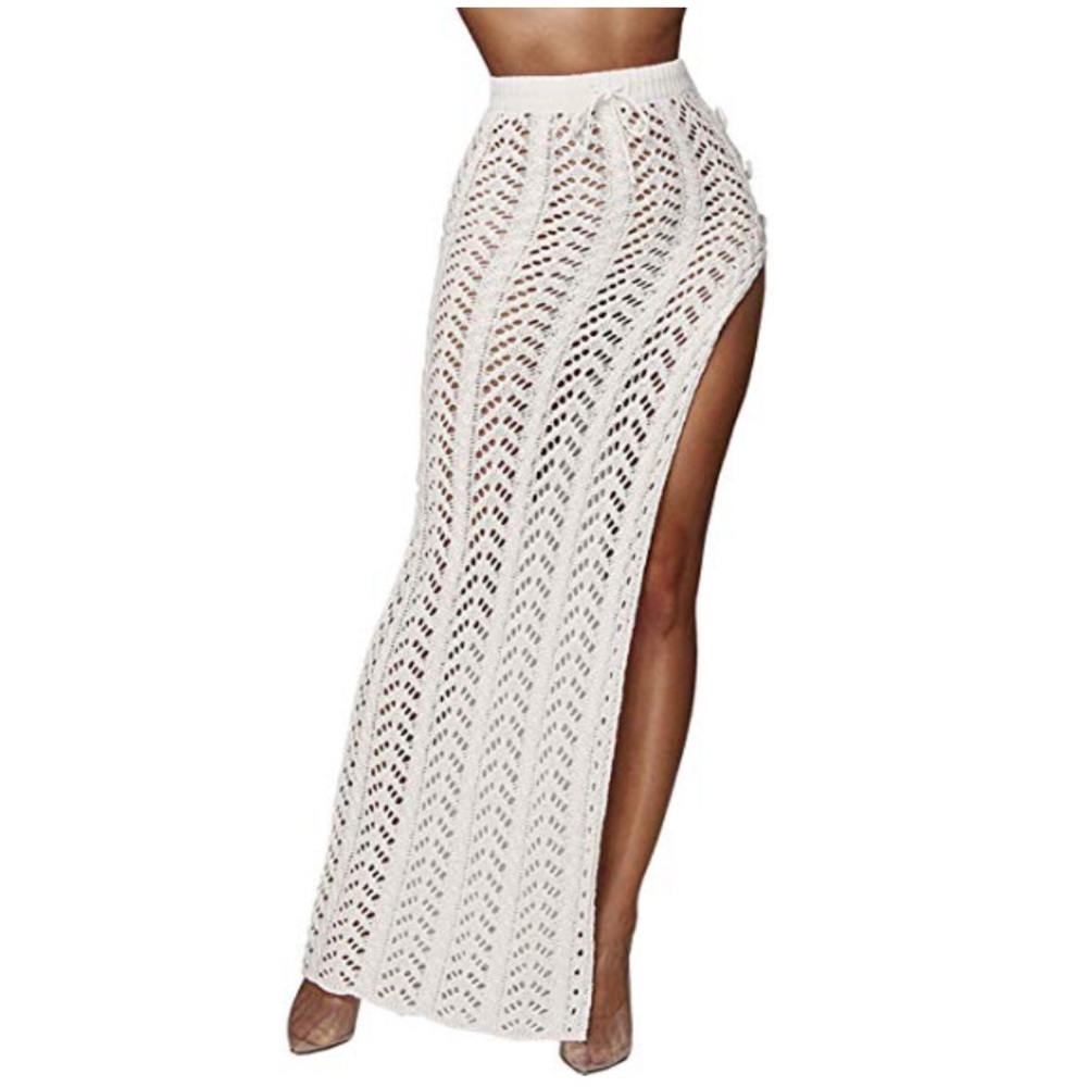 Brand new crochet maxi skirt